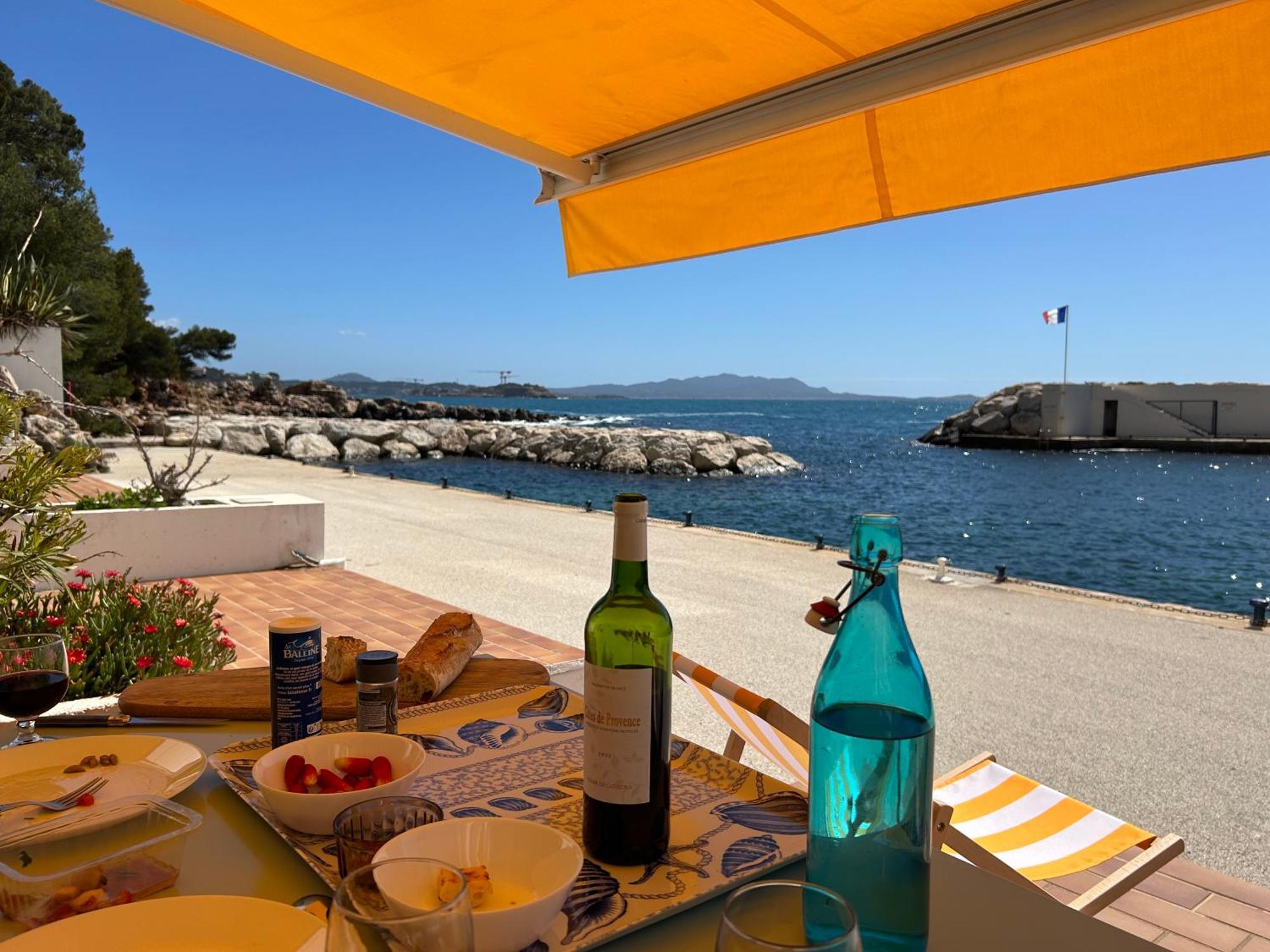 Horizon Bleu Bandol : Appartement Pieds Dans L'Eau Экстерьер фото