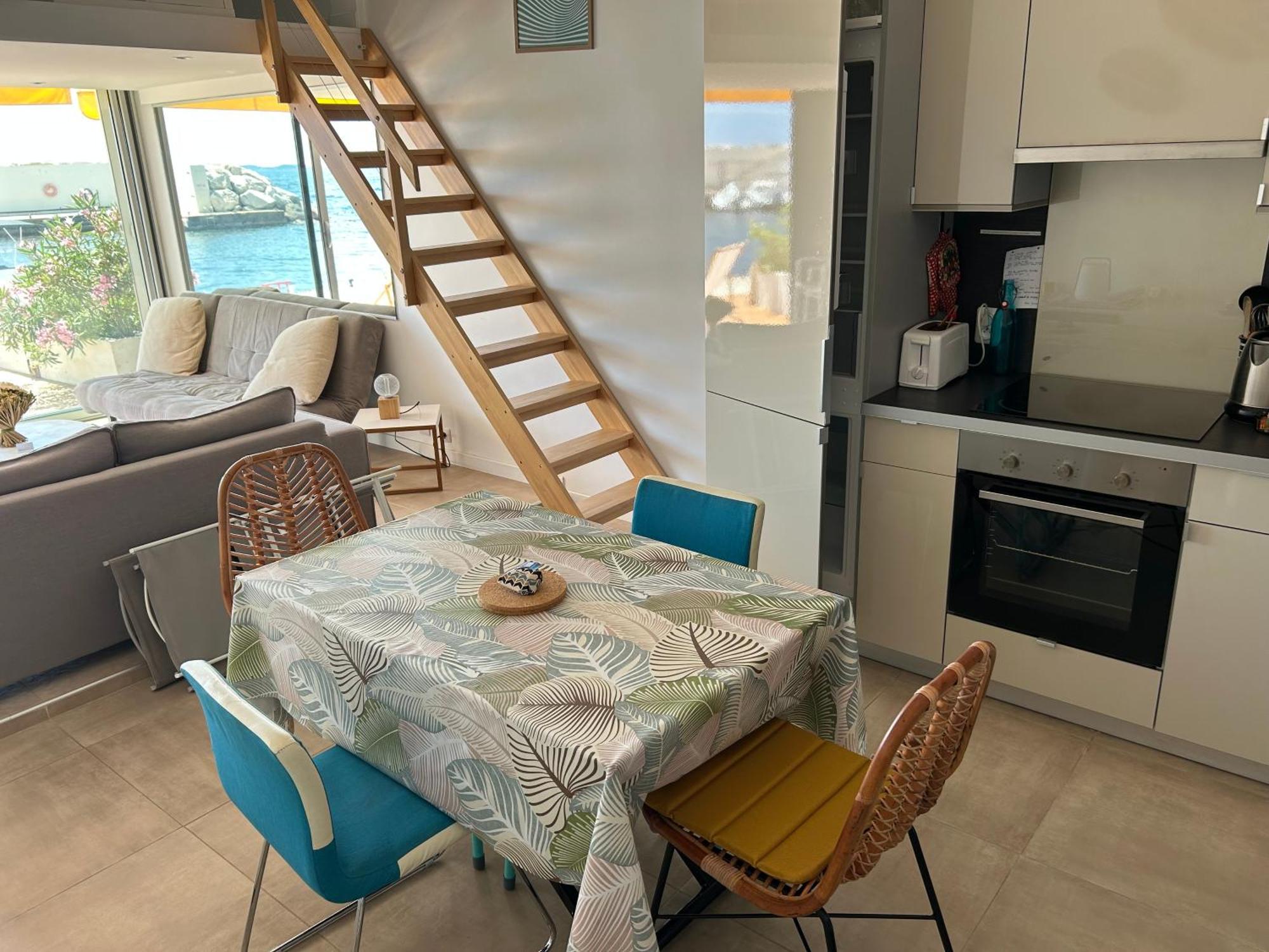 Horizon Bleu Bandol : Appartement Pieds Dans L'Eau Экстерьер фото