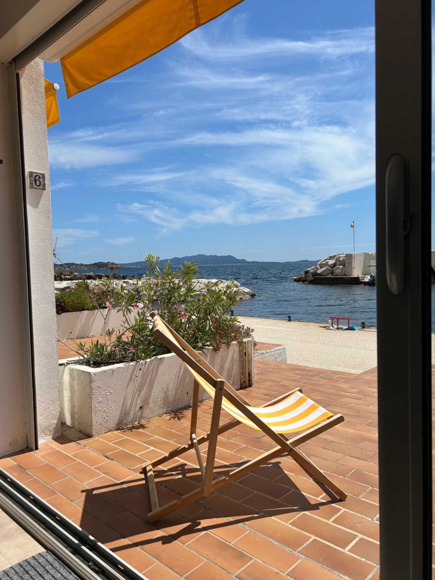 Horizon Bleu Bandol : Appartement Pieds Dans L'Eau Экстерьер фото